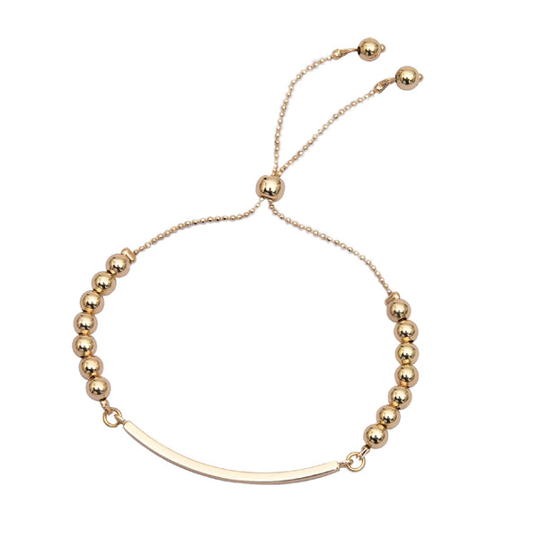 Gold Ball Chain Bracelet